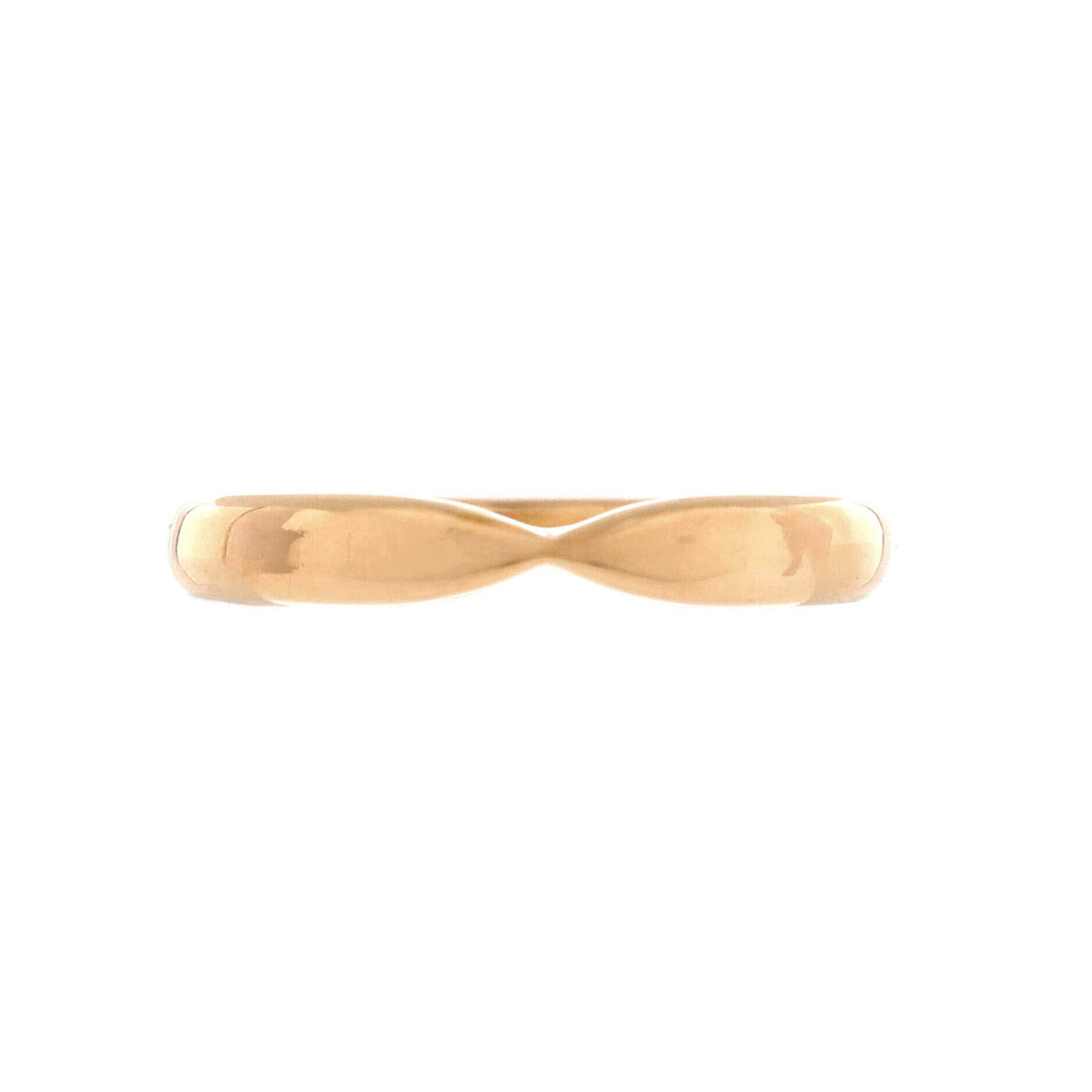 Tiffany & Co. 3mm Harmony Wedding Band Ring 18K Rose Gold
